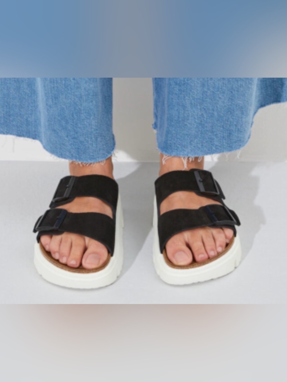 Birkentstock Papillio Chunky Arizona platform sandal